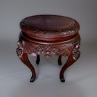 Exquisite Early 20th Century Hand-carved Japanese Dragon Table     Rare Antique 