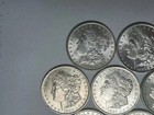 Cc Morgan Silver Dollars 1878-1893 - 5 Uncirculated Coins Mixed Dates Lot      us