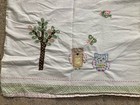 Pottery Barn Kids Hayley Bird Owl Print Nature Set 2 Valance Curtains Neutral
