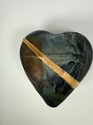 Raku Spirit Shaker Rattle Heart Shape Beads Chakra Healer Paper Weight