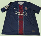 Autographed Ousmane Dembele  10 Psg Style Navy Soccer Jersey With Coa