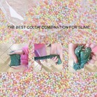 Colorful Foam Beads 80000 Pieces Mini Balls For Diy Slime And Decorations