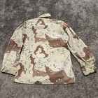 Vintage Us Army Chocolate Chip Desert Camo Bdu Field Shirt Medium Long  22 5x30 