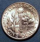 1954 S Roosevelt Dime Brilliant Uncirculated From Original Bu Rolls - 331 Sold