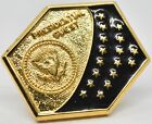 Bill Clinton 1990s Presidential Guest Secret Service White House Hard Lapel Pin