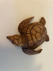 Hawaiian Hand Carved Wooden Sea Turtle Sculpture 6 4 Free Ship Great Home Deco