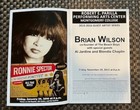Brian Wilson Concert Program Rockville Maryland November 20 2015 Alan Jardine