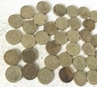 50 British 1 Pound Coins Great Britain England English Lot Money Uk Quid Circ