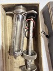 Vintage Cutter Laboratories Veterinary Syringe Glass Barrel Berkeley Ca W Box