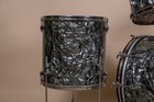 1970s Slingerland  new Rock  Black Diamond Pearl Drum Set