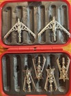  6 Pack  Rage Hypodermic Nc Mechanical Broadheads 100 Grain  With Rage Hard Case