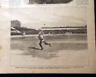 Early Rare Baseball League Championship Scene Print 1885 Illustrated Newspaper