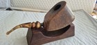 Vintage Large Smooth Briar Estate Smoking Pipe  Unmarked 