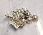 Taxco Vintage Sterling Silver Grape Cluster Pin   Pendant   36 6g   3-a203