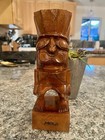 Hawaiian Hand Carved Wood Tiki Souvenir