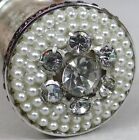 Revlon Futurama Lipstick Case Van Cleef Arpels Vtg 1950s 582  Pearls Rhinestones