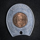 Sunshine Inn Cafe Motel 1954-d Wheat Cent Encased Token  cn16704 