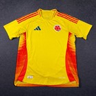 Adidas Colombia Soccer Jersey Mens L Yellow Heat rdy Authentic Training Shirt