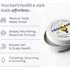 Highland Glacial Hair Clay Pomade Medium Hold