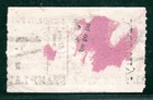 Gb Wales Great Western Railway Parcel Stamp 1s  merthyr  Station 1907 Used Piw3