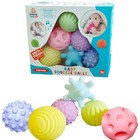 6pcs Baby Sensory Balls     Soft Textured Toys For Touch  Massage   Kids Gifts