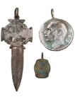 German Empire Ww1 Iron Cross Ring Wwi Skull Germany Pendant Badge Wilhelm Ii Set