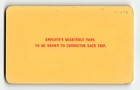 1910 Philadelphia   Reading Railway Co  Railroad Quarterly Pass Heavy Card Stock