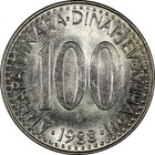 Yugoslavia 1985-1988 100 Dinara Xf  29mm Km  114 Random Pick   1 Coin  