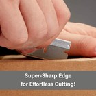 100pcs Single Edge Heat Treated Razor Blades Extra Sharp Safety Knife Scrapers