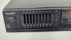 Sony Seq-430 Black Electric 9 Band Spectrum Analyzer Stereo Graphic Equalizer