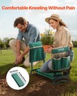 Vevor Garden Kneeler And Seat 6  Eva Pad Folding Garden Stool Heavy Duty Bench