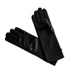 Dh Kids Formal Stretch Satin Long Finger Gloves For Girl Children Party