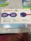 Speedo Red Kid s Sonic Swim Goggles Anti Fog  No Leak Uv Protection Ages 3-6 New