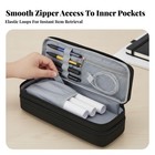 Thermal Printer Carrying Holder Zippered For Study Areas