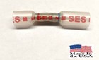 3-way Heat Shrink Butt Connectors Red Sealed 18-22 Awg  25-pkg  Usa Made