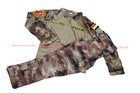 Rare Genuine Iraq Special Forces Desert Camo Frog Suit Isof Big Flag Patches