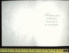 Cat And Teddy Bear Under Tree Christmas Card - 1 Card  41   1 Blank Envelope