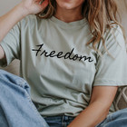 Freedom Charlie Kirk White T Shirt Protest T-shirt Activist Shirt