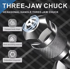 1pc Drill Chuck Adapter Quick Change Hex Shank Converter - New