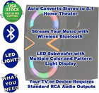 5 1 Bluetooth Home Theater Speaker System With Led Lights 600 Watts Black Aa5210