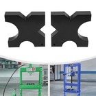 2pcs Press Plates H-shape Hydraulic Press Plate For All Models Of 20 32t Presses