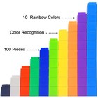Math Manipulatives Counting Cubes  Educational Number Blocks  Classroom Toys Kin