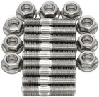 Autovic Exhaust Manifold Stud Kit 9 Pcs 304 Stainless Steel Exhaust Manifold Bol