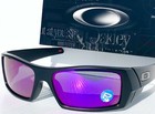 New  Oakley Gascan Matte Black Polarized Galaxy Purple Violet Sunglass 9014