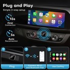 2-in-1 Wireless Carplay   Android Auto Adapter  Plug   Play Carplay Dongle