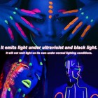 Glow In The Dark Face Body Paint  Glow In The Dark Under Uv Black Light Sticks