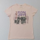 Bon Jovi 2010 The Circle Tour Pink Concert T-shirt Women s Size Xl Rock Band