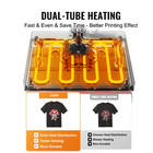 Heat Press Machine 12x10inch Heat Transfer Machine For T-shirt Press Green