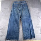 Vtg 70s Sticky Fingers Sailor Bell Bottom Jeans High Waist Hippy 33  29 5x31 5 