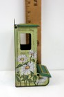 Vintage Jasco Butterfly Daisy Tin Matchbox Holder Hong Kong